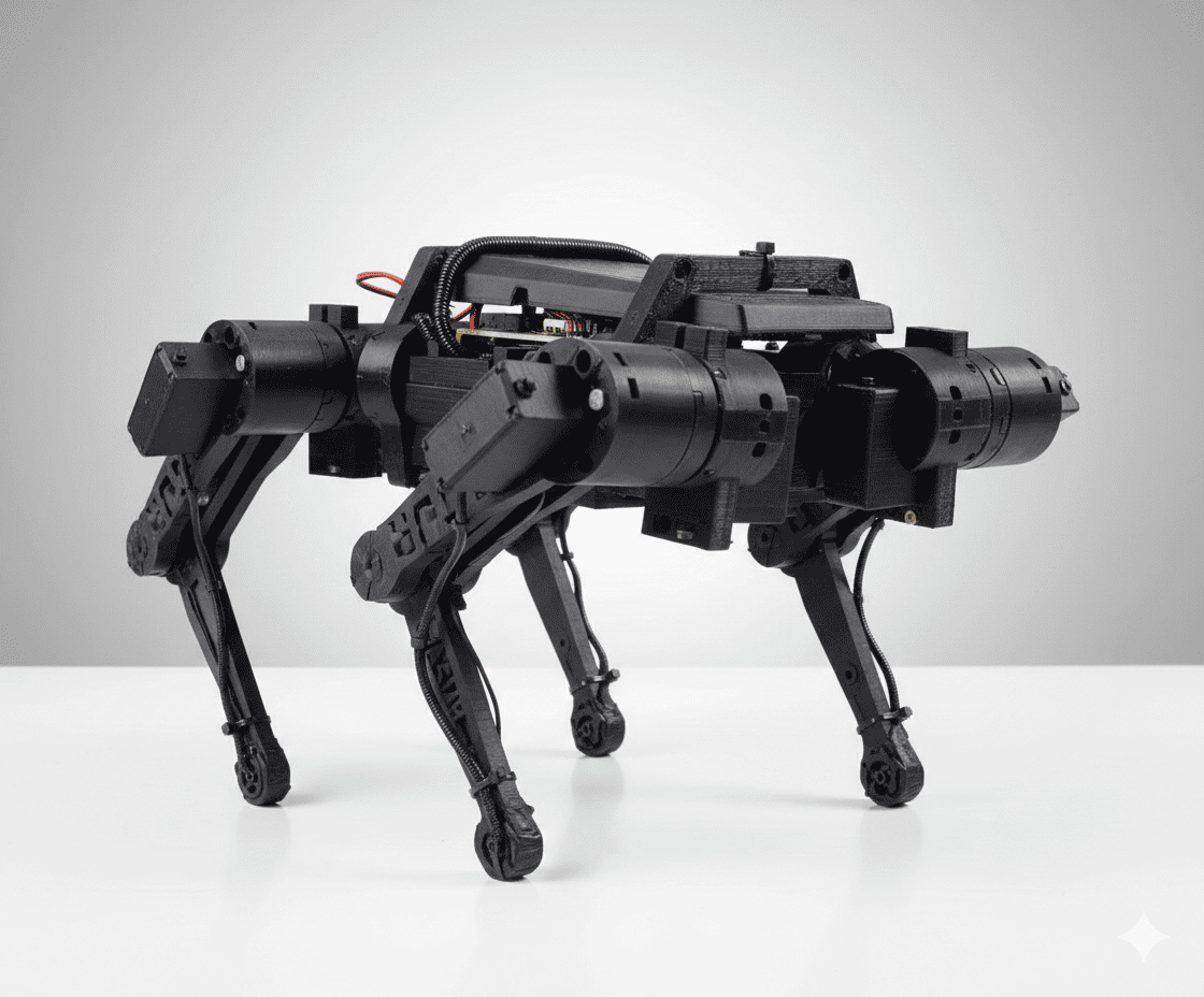 Quadruped Robot prototype- 12 DOF